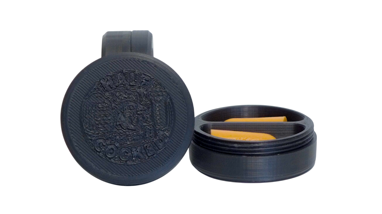 Compact Ear Plug Holder – Circular 2-Plug Disk