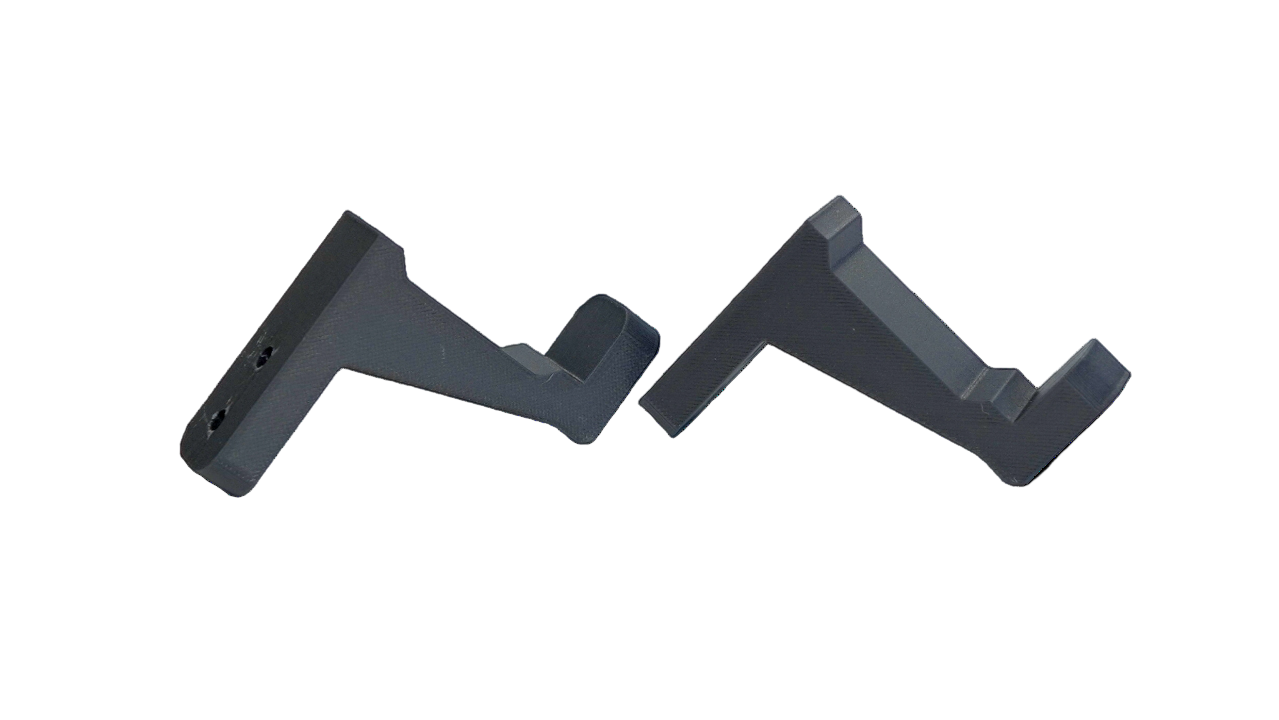 Horizontal Rifle Wall Mount – Universal AR-15 & Bolt-Action Display Hanger